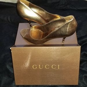 Gucci Sand Pelle, Nappa Silk, Sz 10B